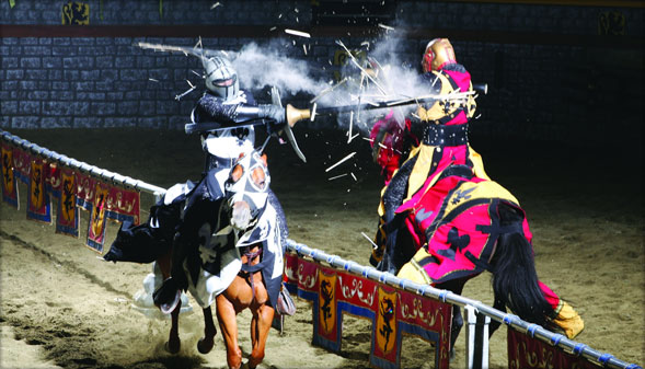 Experience a show unlike any other. At Medieval Times, armor-clad knights clash for the title of King's Champion in front of a wide-eyed audience that fills the battlefield with cheers and jeers between bites of a four-course kampmataga.ga: $